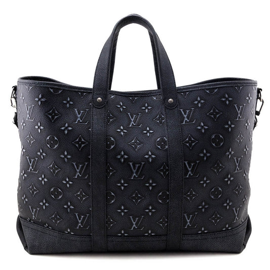 Louis Vuitton Charcoal Cowhide Faded Monogram Journey Tote