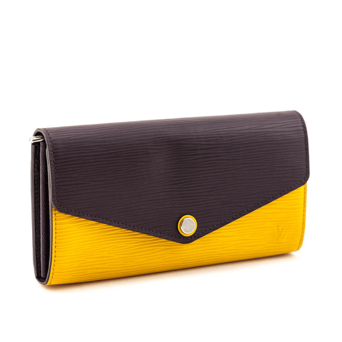 Louis Vuitton Citron Brown Epi Sarah Wallet NM