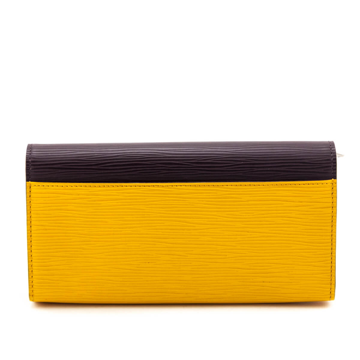 Louis Vuitton Citron Brown Epi Sarah Wallet NM