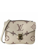 Louis Vuitton Cream Empreinte Pochette Metis Messenger Bag
