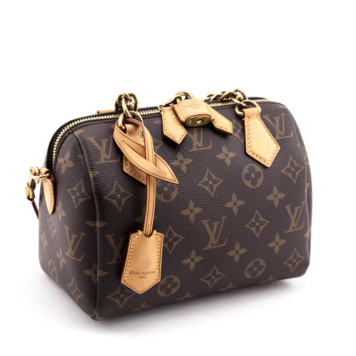 Louis Vuitton Monogram Chain Speedy 20