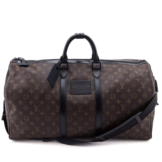 Louis Vuitton Monogram Waterproof Keepall Bandouliere 55