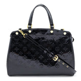 Louis Vuitton Noir Magnetique Monogram Vernis Brea MM