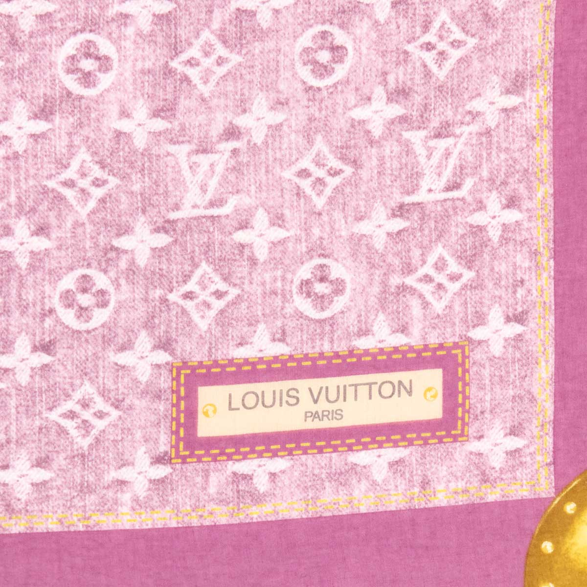 Louis Vuitton Pink Monogram Cotton Bandana