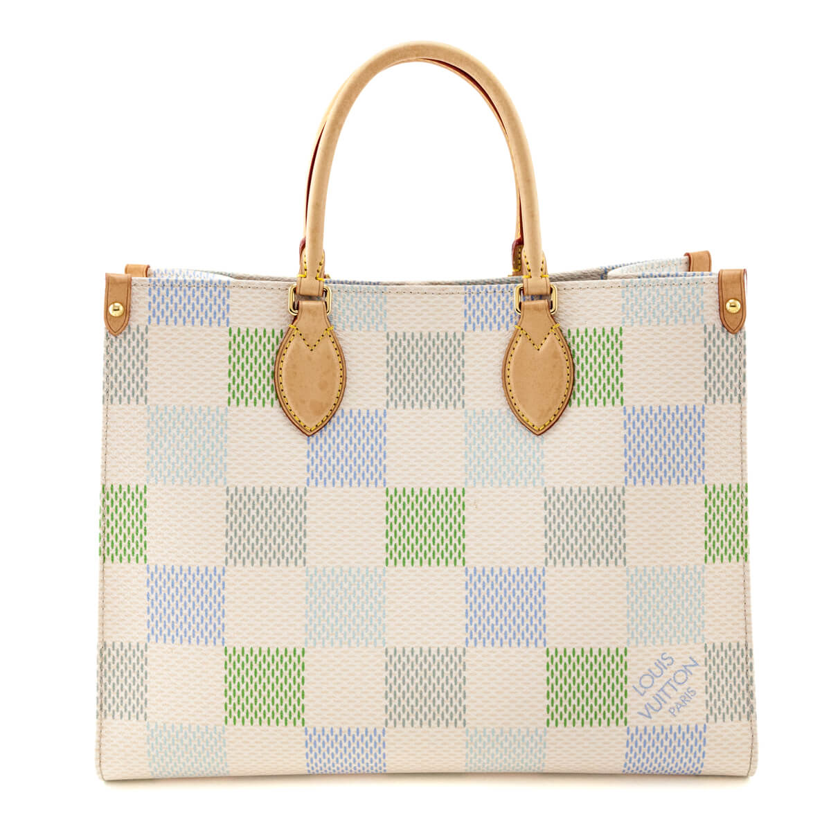 Louis Vuitton Pistachio Damier Giant Onthego MM Tote