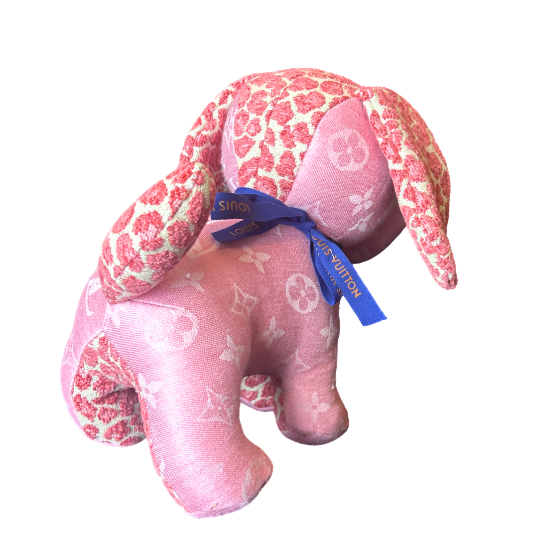 LV Monogram   Silk Scarf Loyal Puppy