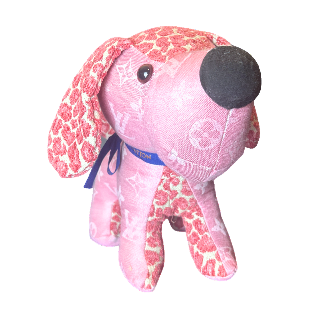 LV Monogram   Silk Scarf Loyal Puppy
