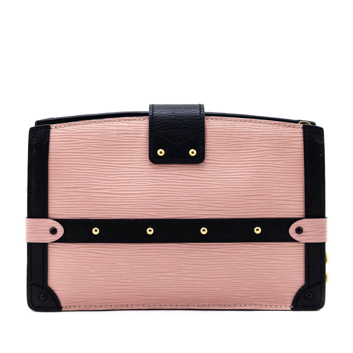 Louis Vuitton Rose Ballerine Epi Trunk Clutch