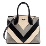 Louis Vuitton Tri-Color Calfskin & Suede Chevron City Steamer MM