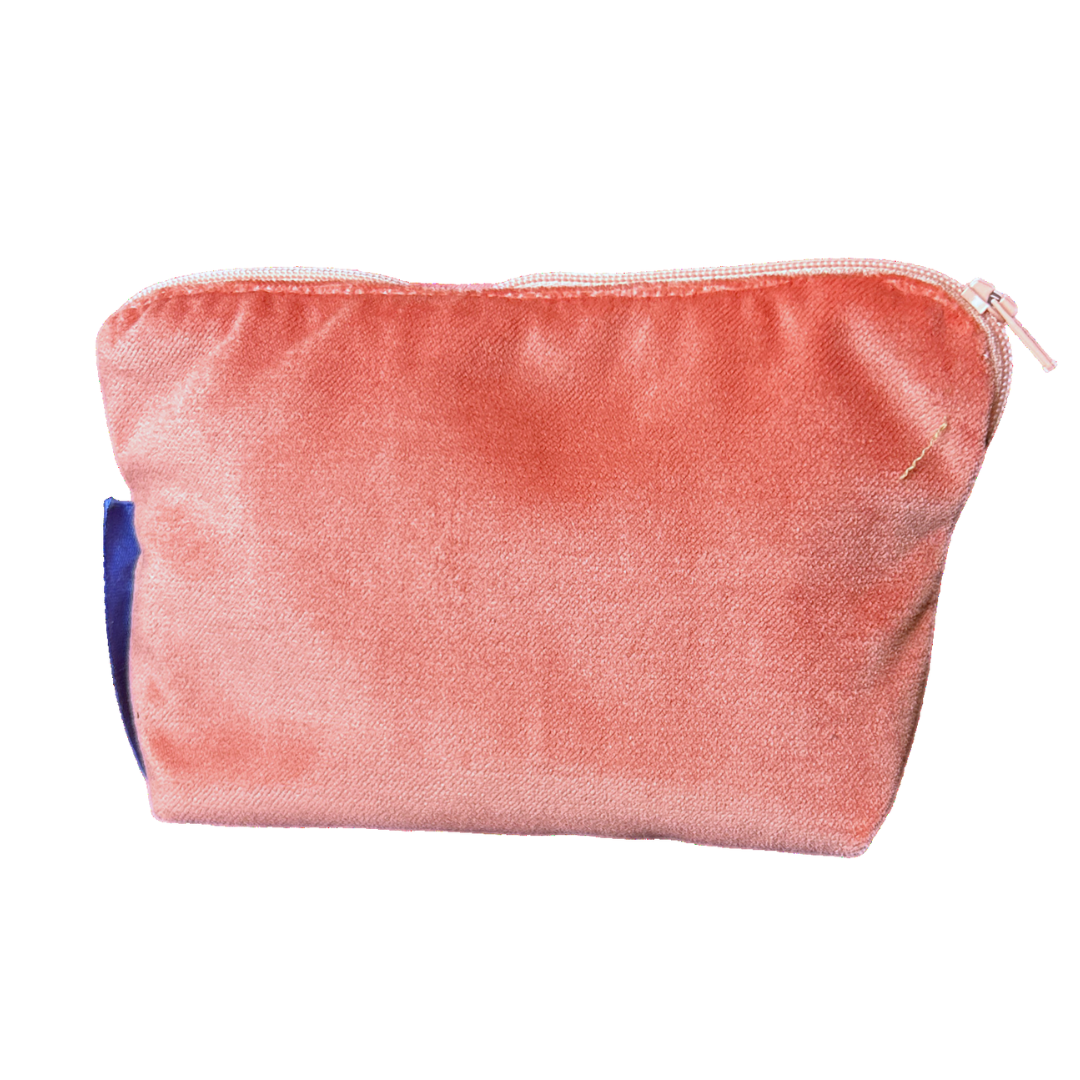 LV Tumbled Monogram   Silk Scarf Beauty Bag