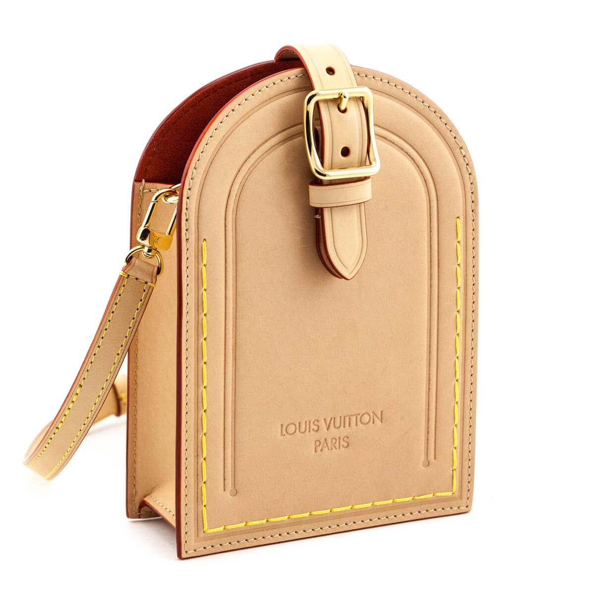 Louis Vuitton Vachetta Name Tag XL Clutch