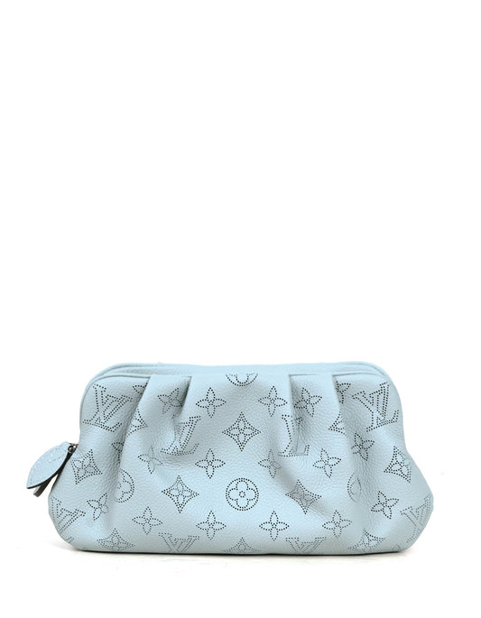 Louis Vuitton Vert Lagon Mahina Scala Mini Pouch Crossbody Bag