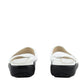 Louis Vuitton White Leather Slide Sandals Size US 7.5 | EU 37.5