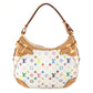 Louis Vuitton White Monogram Multicolor Greta Shoulder Bag