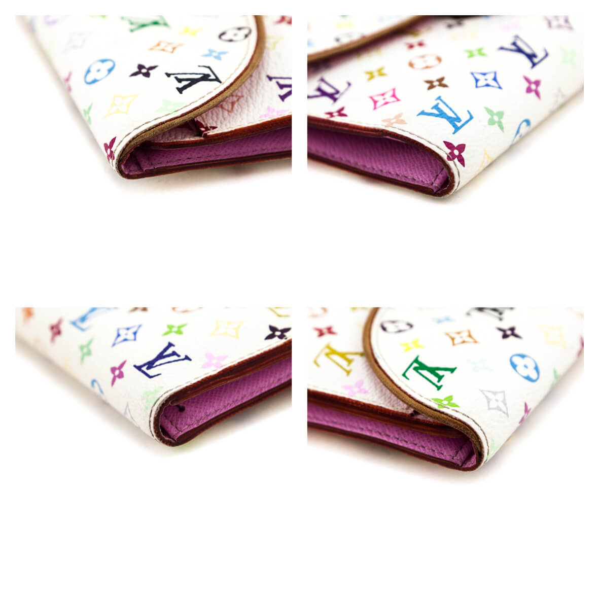 Louis Vuitton White Multicolore Eugenie Wallet