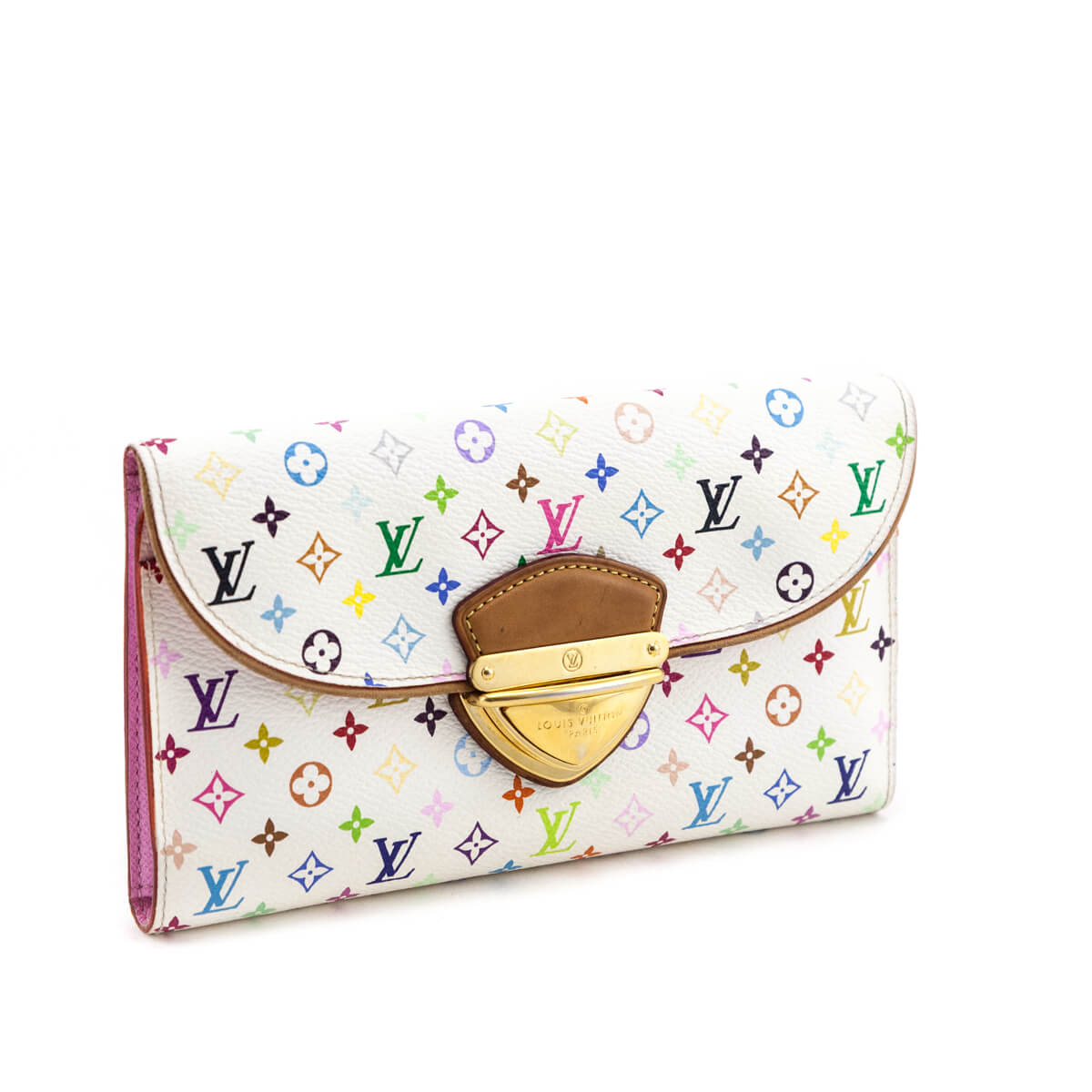 Louis Vuitton White Multicolore Eugenie Wallet