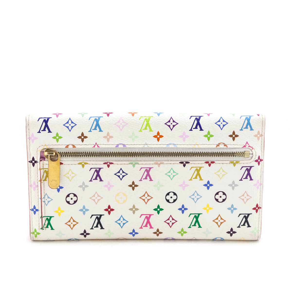 Louis Vuitton White Multicolore Eugenie Wallet