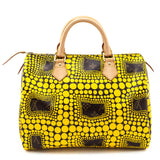 Louis Vuitton Yellow Monogram Kusama Town Speedy 30