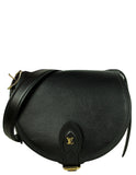 Louis Vuitton Black Leather Tambourin NM Crossbody Bag