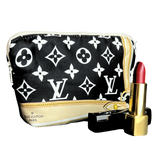 LV Monogram   Silk Scarf Beauty Bag