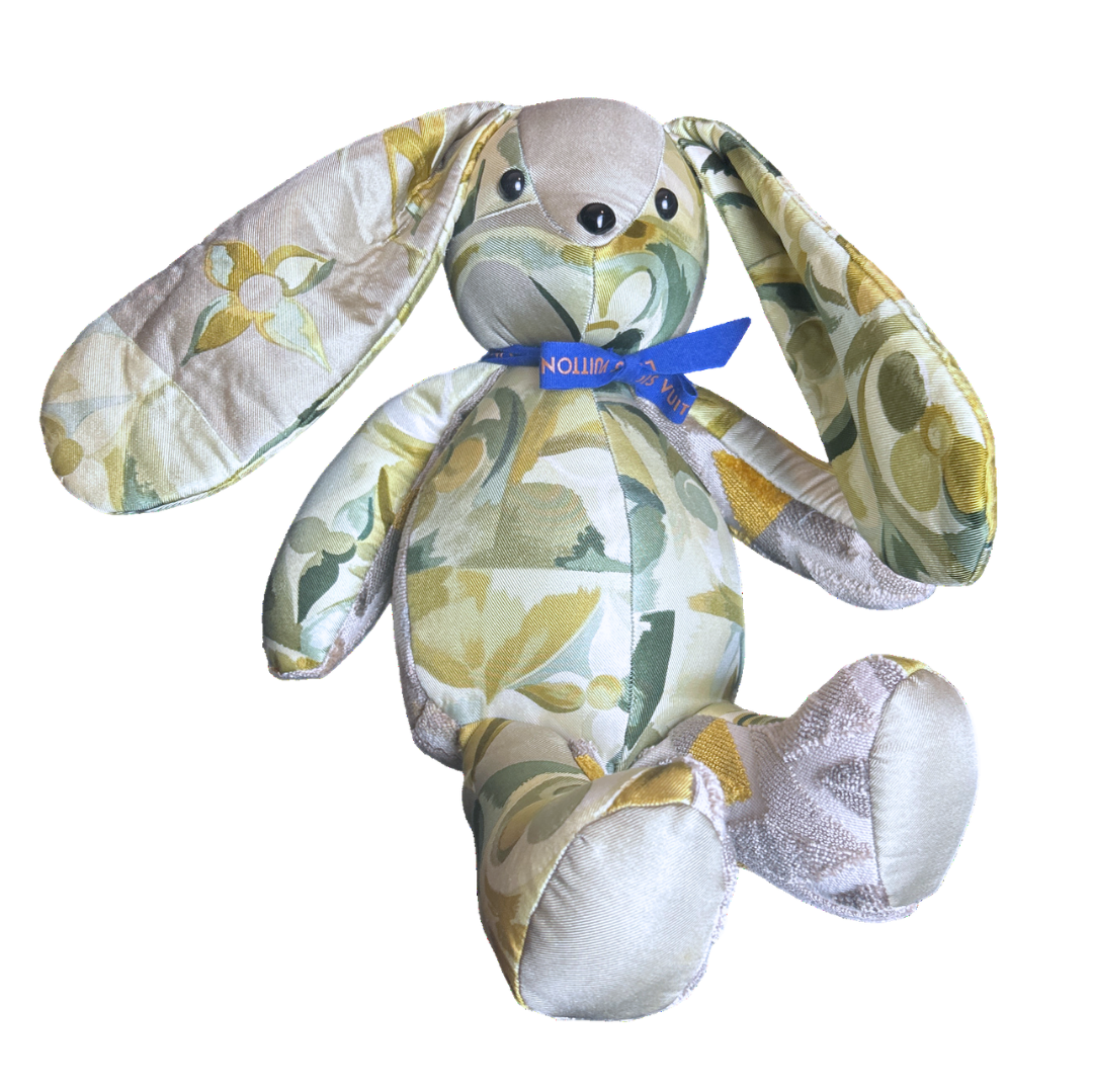 LV Au Fils du Temps   Silk Scarf Clever Bunny