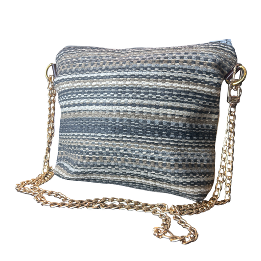 Au Fils du Temps   Silk Scarf Crossbody Bag