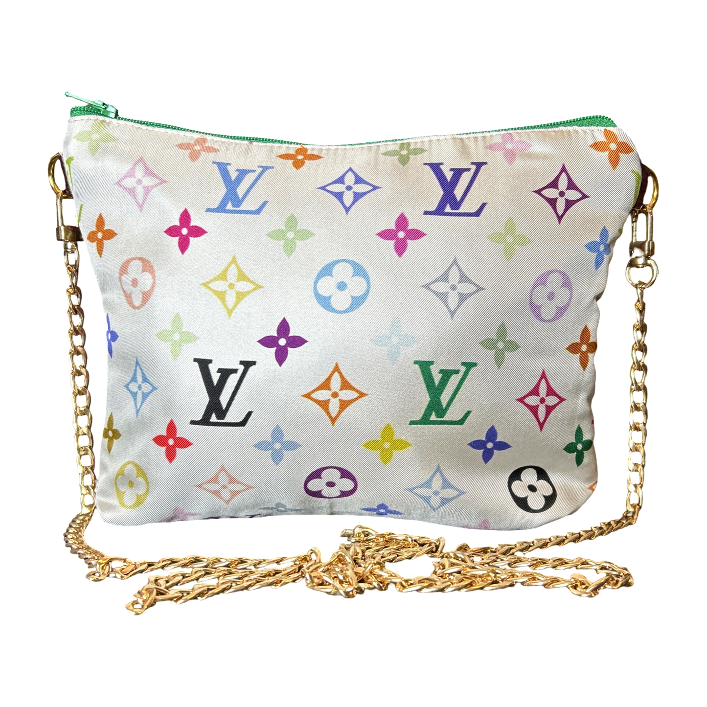 LV Murakami Monogram   Silk Scarf Crossbody Bag
