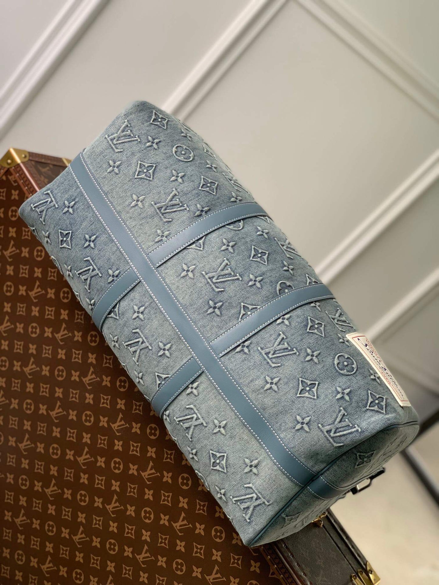 M22532 Keepall Bandouliere 50 traveling handbag bags Blue