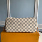 Neverfull N41361 MM Shoulder tote bag M40995 white Damier GHW  d
