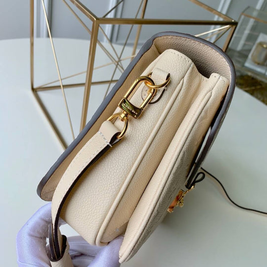 M44738 M44881 Pochette Métis WHITE Tourterelle Monogram Empreinte Leather