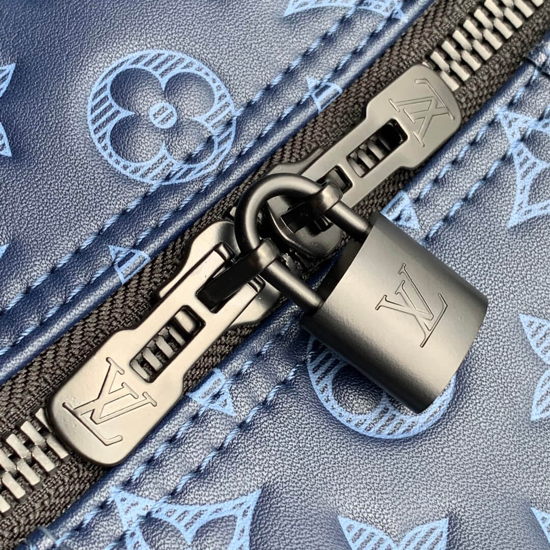 M45731 KEEPALL BANDOULIÈRE 50 Monogram Shadow blue