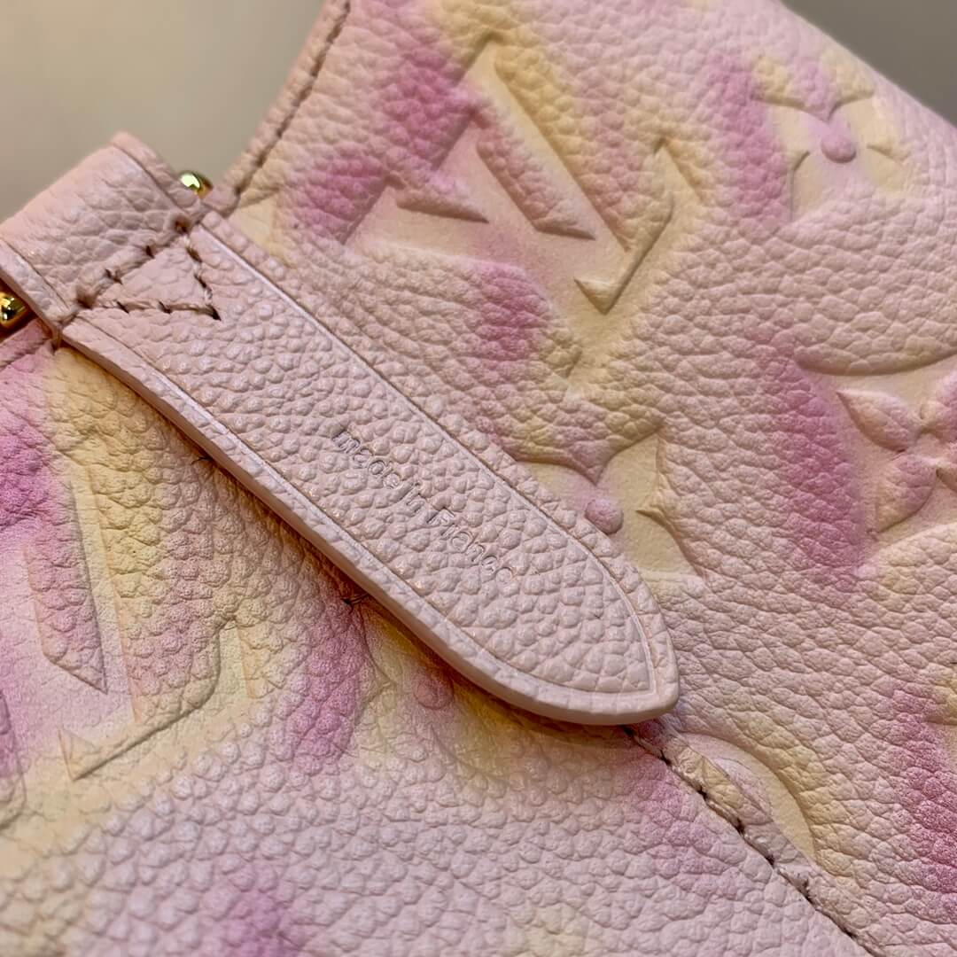 M46174 pink NéoNoé BB Bucket bag Monogram Empreinte