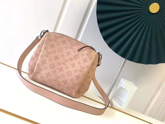 M51219 Babylone Chain BB Shoulder Bag Mahina leather Pink Magnolia