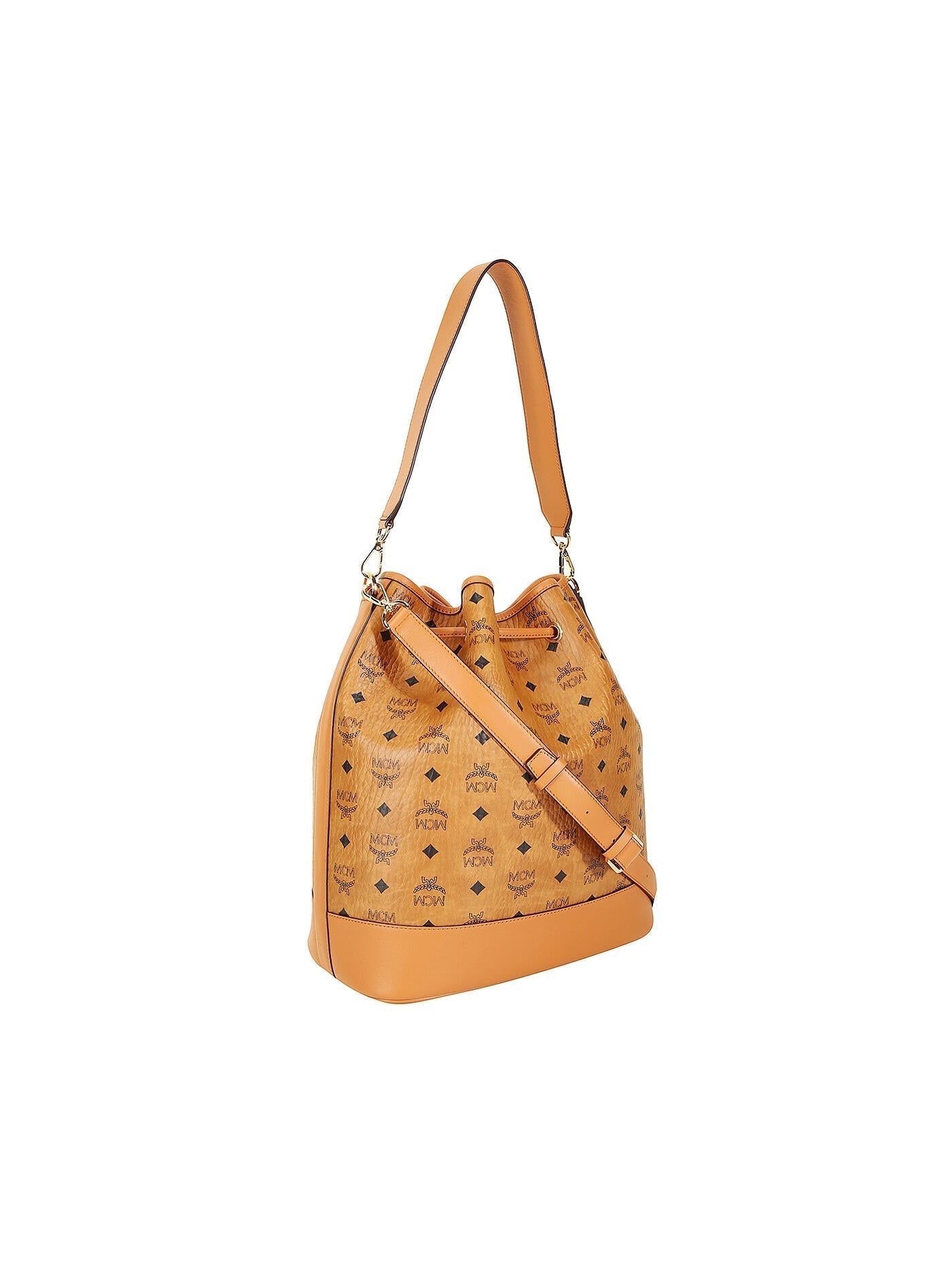 MAmeliaDESSAU DRAWSTRING BAG & POUCH VISETOS COGNAC