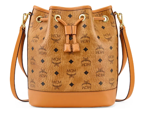 MAmeliaDESSAU DRAWSTRING BAG & POUCH VISETOS COGNAC