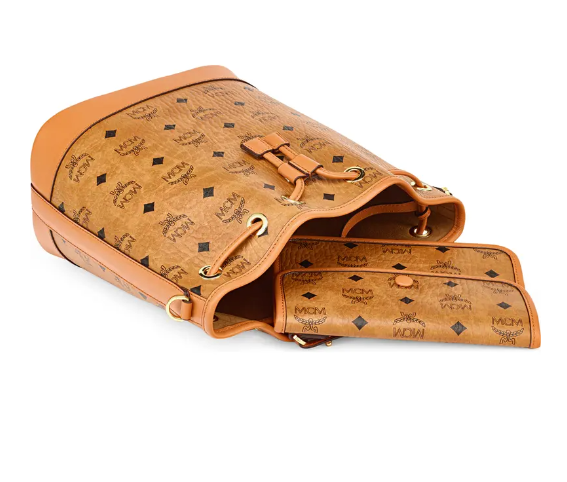 MAmeliaDESSAU DRAWSTRING BAG & POUCH VISETOS COGNAC