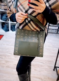 MAmeliaVISETOS MONOGRAM HOBO BAG SEA TURTLE GREEN