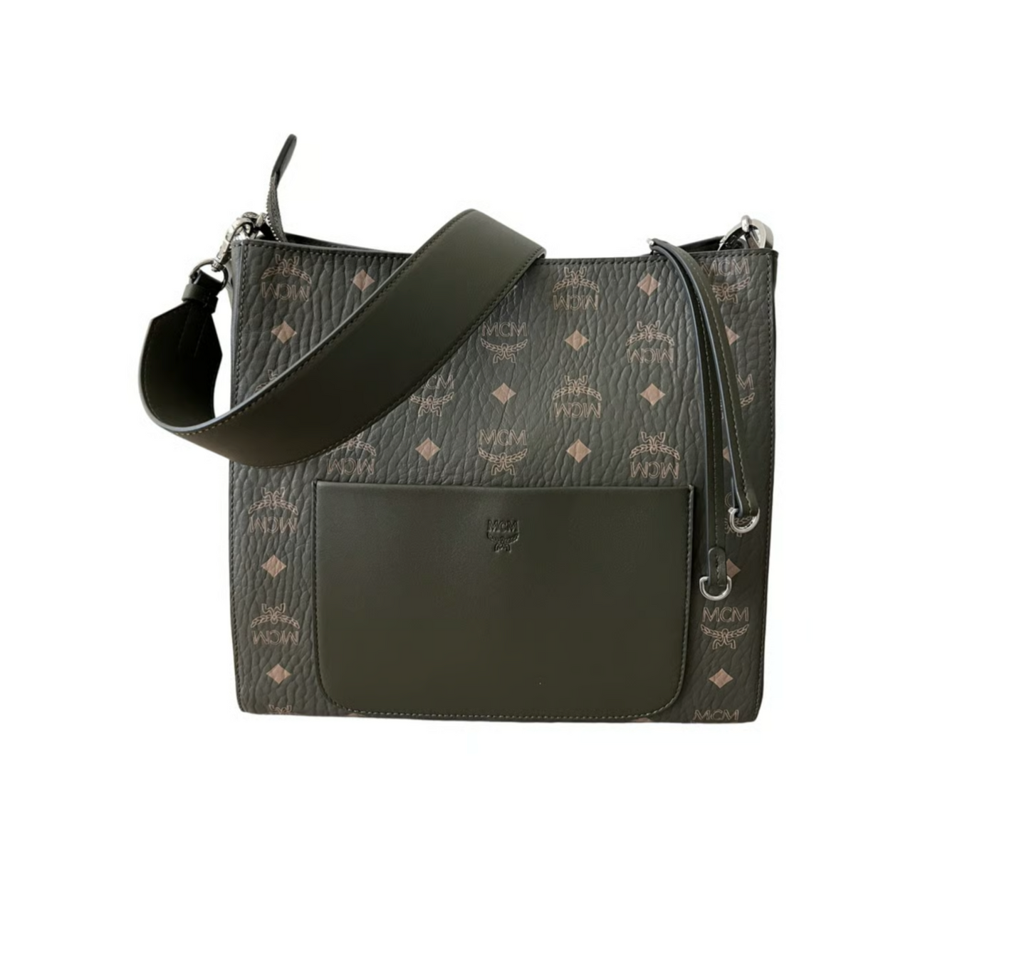 MAmeliaVISETOS MONOGRAM HOBO BAG SEA TURTLE GREEN