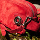 PRADA Crossbody Bag Suede Rubinred