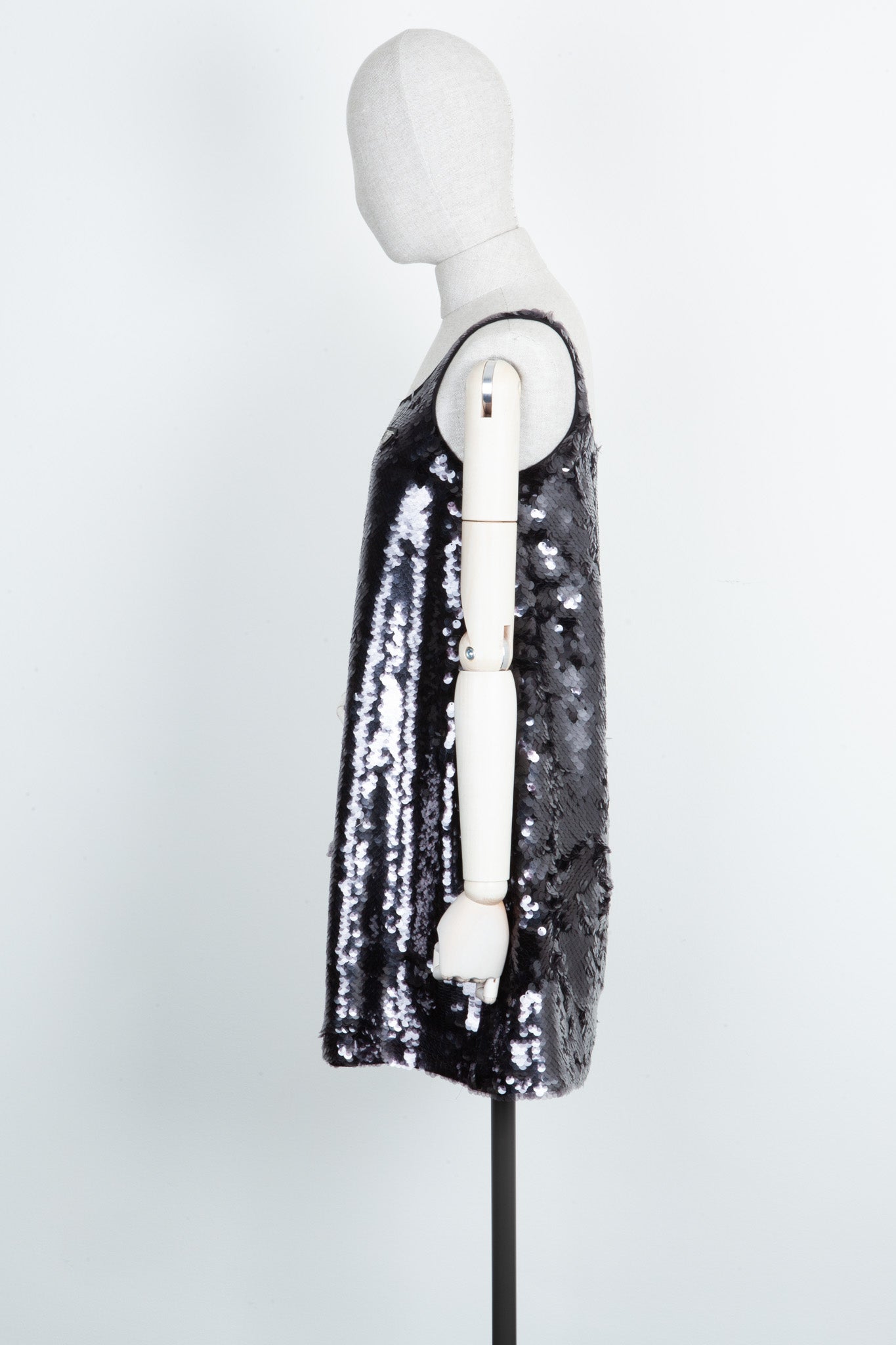 PRADA Dress Sequin Black