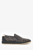 Fendi Brown Zucca Leather Sneakers Size 10 Mens