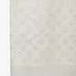 Louis Vuitton White Monogram Wool Silk Large Scarf