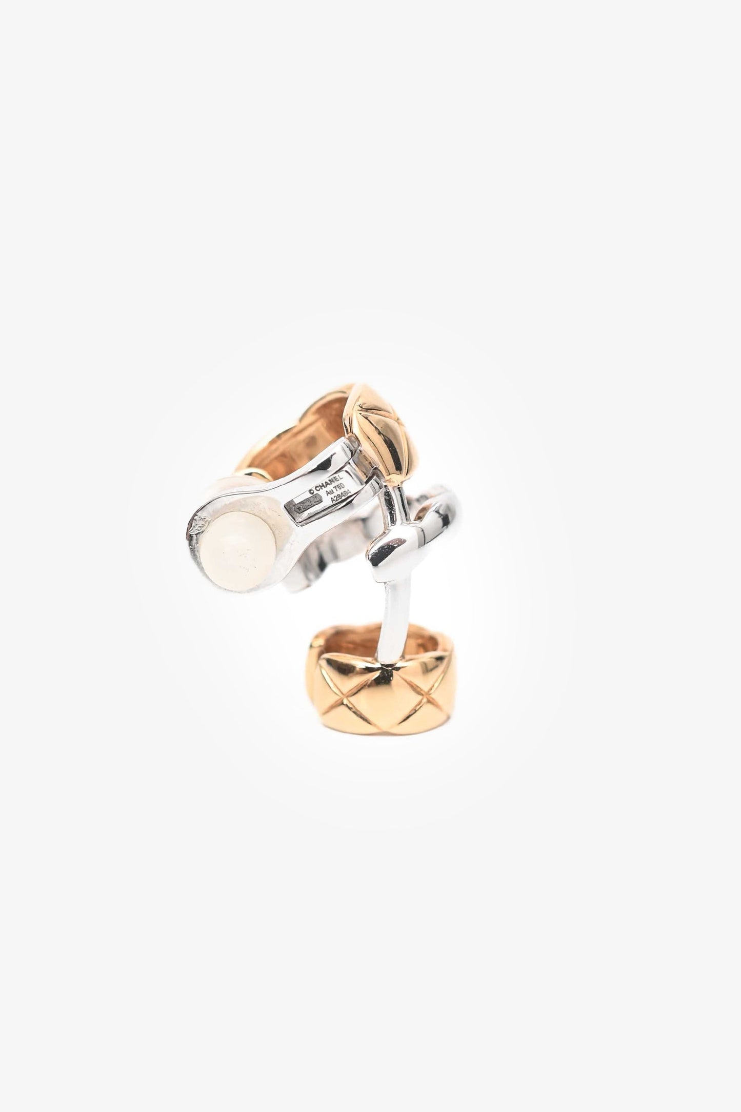 Chanel™ 18K Yellow/White Gold Coco Crush Earring + Ear Cuff