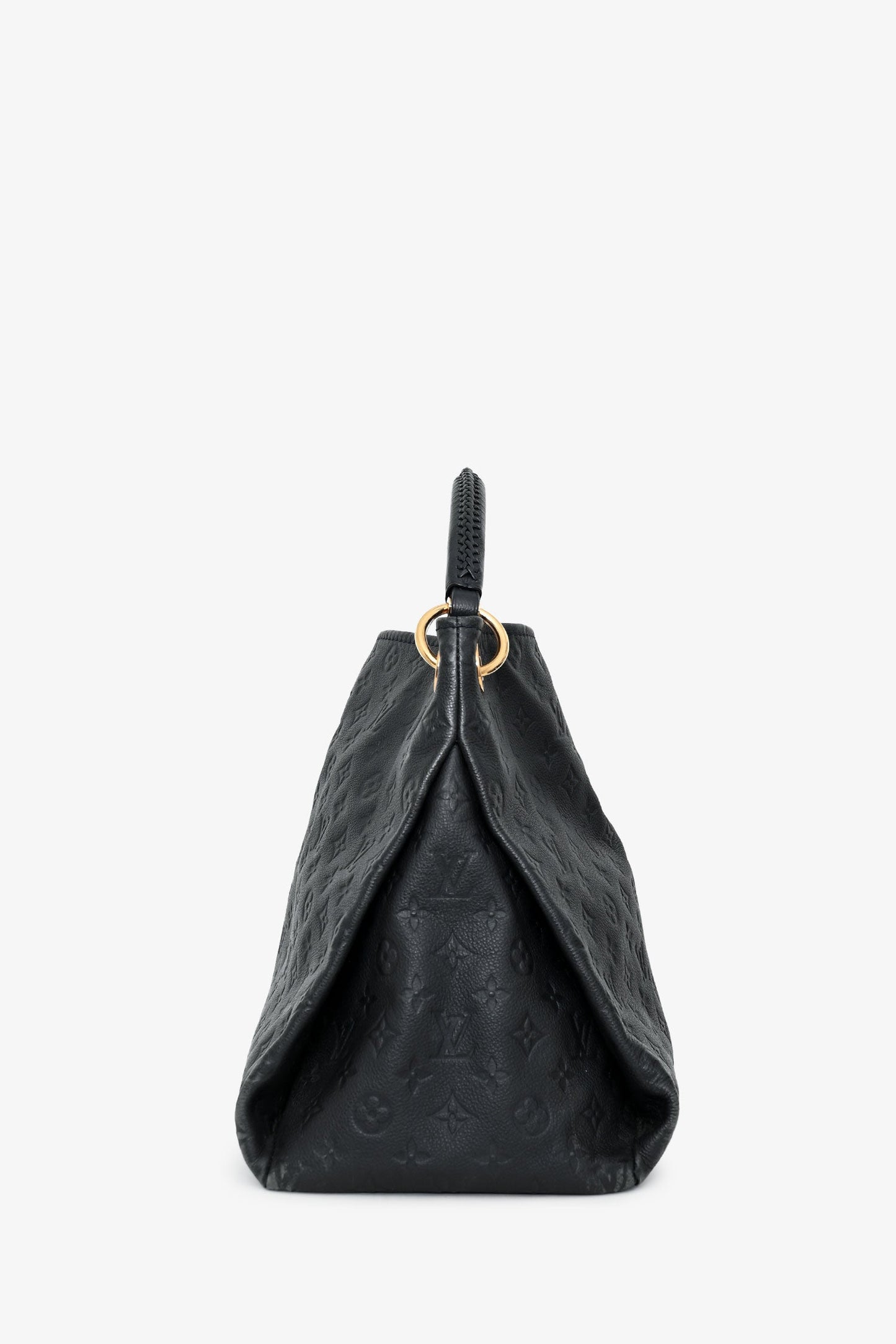 Louis Vuitton Navy Leather Empreinte Artsy MM Hobo Bag