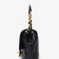 Chanel™ 2019 Black Lambskin Quilted Mini In The Loop Circular Handle Bag