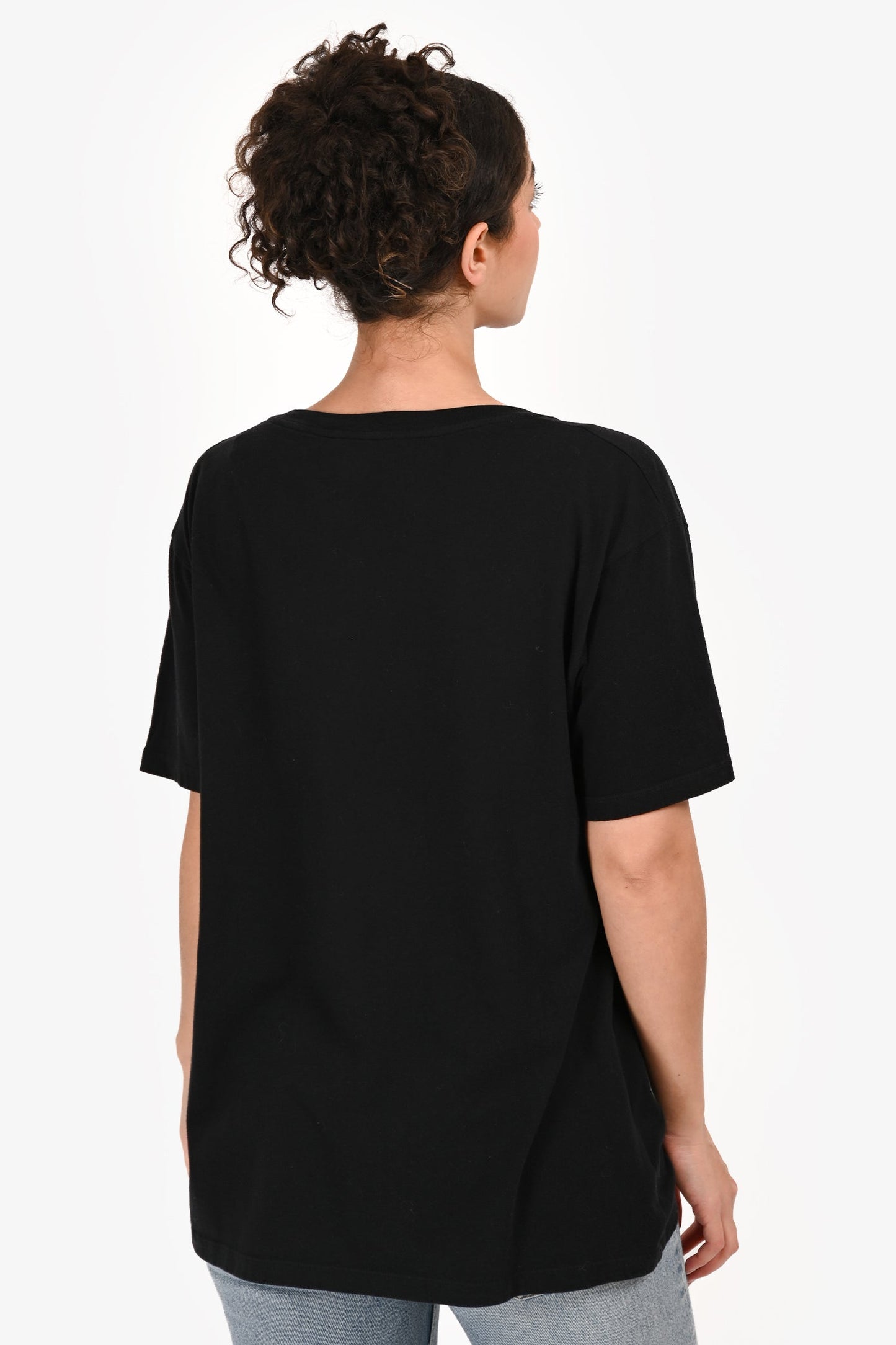Gucci Black Cotton Logo T-Shirt Size M Mens