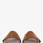 Saint Laurent Brown Suede Logo Embroidered Sandals Size 39