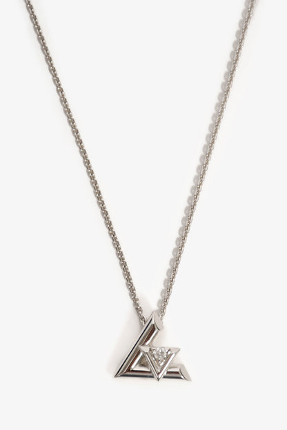 Louis Vuitton 18k White Gold/Diamond 'Volt One' Necklace