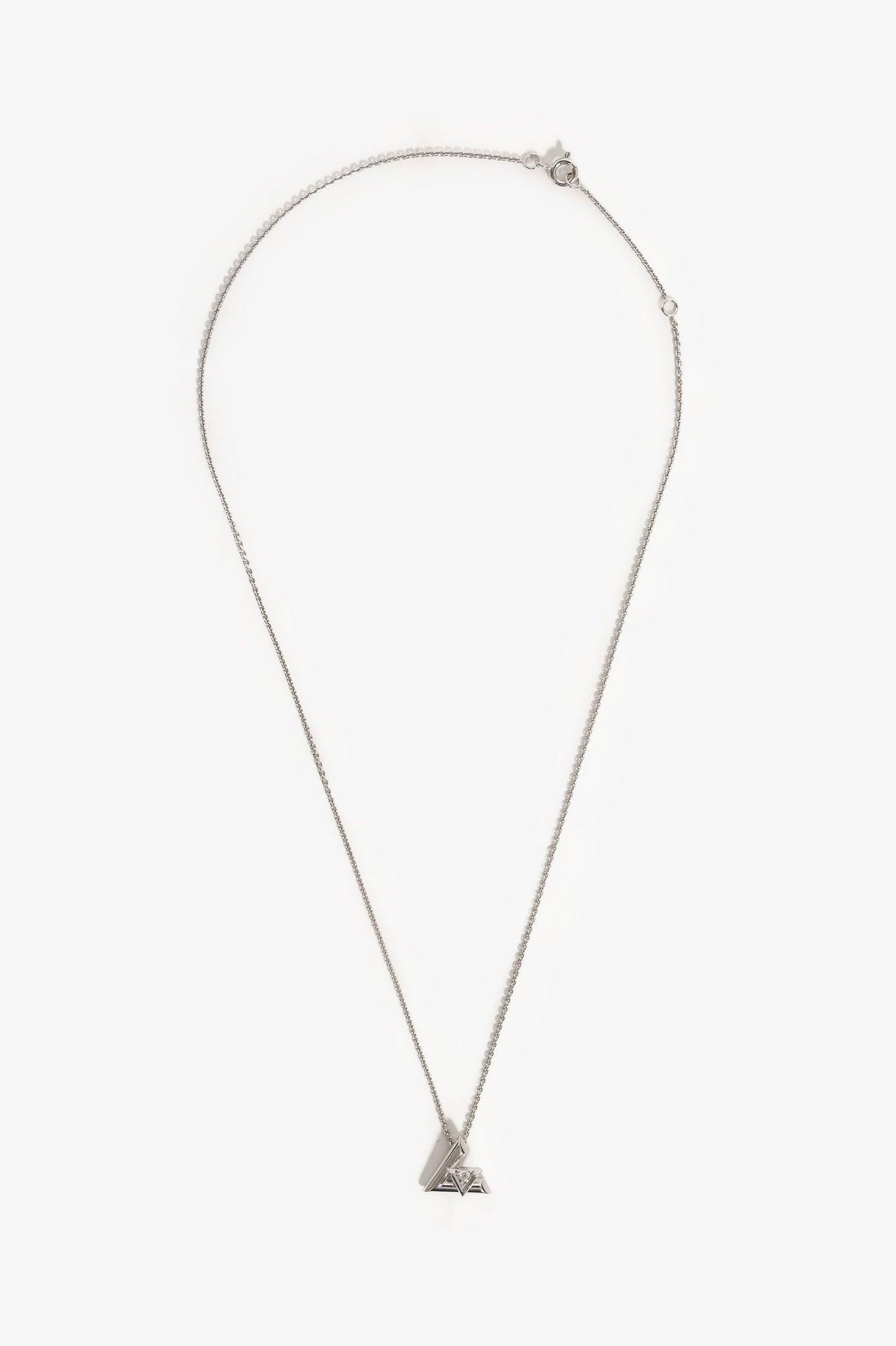 Louis Vuitton 18k White Gold/Diamond 'Volt One' Necklace