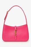 Saint Laurent Hot Pink Leather 'Le 5 à 7' Shoulder Bag